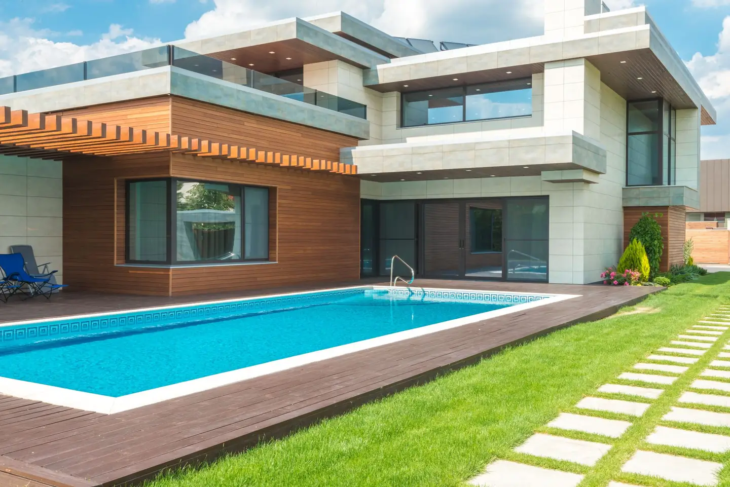 Swimming pool built in North St Ives, NSW